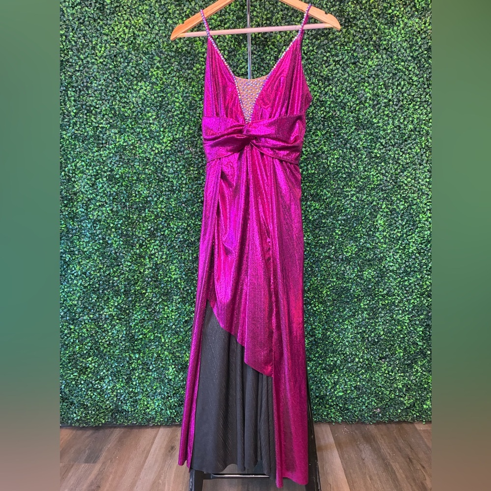 Elegant Pink Evening Gown